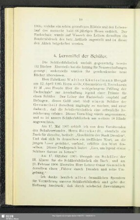 4. Lernmittel der Schüler