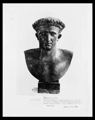 Büste eines römischen Herrschers (Tiberius?) nach antikem Vorbild