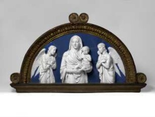 Madonna mit zwei anbetenden Engeln