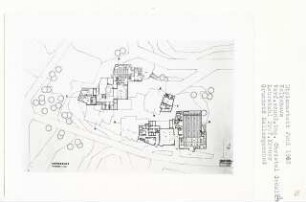 Volkshaus (Diplomarbeit bei Willy Kreuer): Grundriss Kellergeschoss 1:200