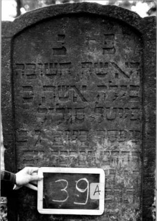 Grabstein 39 [Nir S. 58 Nr. 5.16]: Grabstein 39A [Nir S. 58 Nr. 5.16]