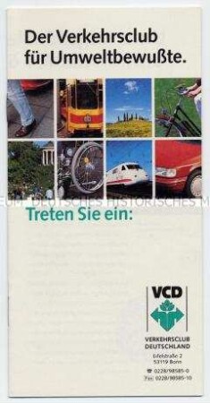 Informations- und Werbeprospekt des Verkehrsklubs
