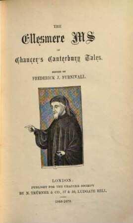 The Ellesmere ms of Chaucer's Canterbury tales. 1