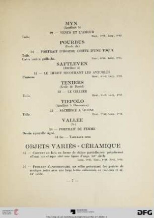Objets variés – Céramique (Nr. 35-45)