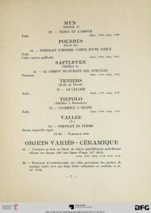 Objets variés – Céramique (Nr. 35-45)