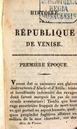 Histoire de la République de Venise