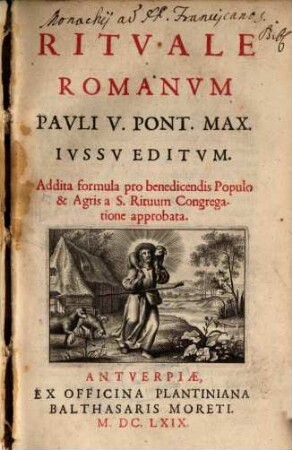 Rituale romanum : Pauli V. pont. max. iussu editum