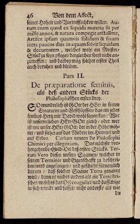 Pars II. De præparatione feminis [...]