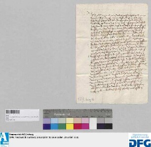 Tilmon von Prembt, Ritter, und Wolff Holzschuher stellen einen Schadlosbrief aus für Gotschalk Hwrdt und Jeronimus Hoffstetter mitsamt Wolff Hoffman wegen ihrer Bürgschaft für die Stadt Nürnberg.