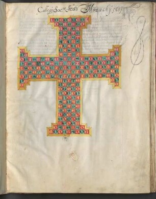 Rabanus Maurus de laudibus S. Crucis - BSB Clm 706