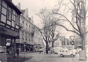 Situation am Marktplatz. Detmold. Marktplatz