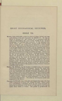 SHORT BIOGRAPHICAL SKETCHES