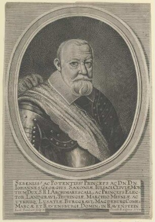 Bildnis des Johannes Georg I. von Sachsen