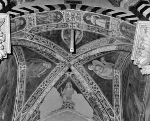 Sinopien zum Freskenzyklus der Assunta-Kapelle — Vier Heilige