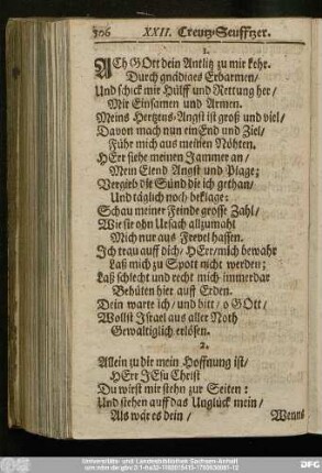 [XXII. Creutz-Seufftzer.]