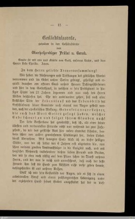 Gedächtnisrede