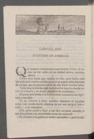 Capítulo XXIV - Momentos de ansiedad