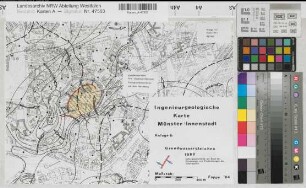Münster, Ingenieurgeologische Karte Münster-Innenstadt, Anlage 6: Grundwassergleichen