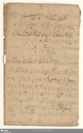 Stimmensatz [Schreiber: Ulisch, J.; u.a.]