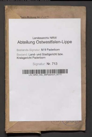 Erblasser: Schulte, Heinrich: