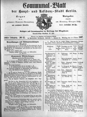 1867,41: No. 41, 13. Oktober 1867