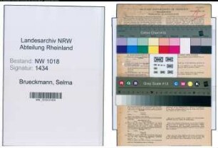 Entnazifizierung Selma Brueckmann , geb. 06.02.1894 (Verkaeuferin)