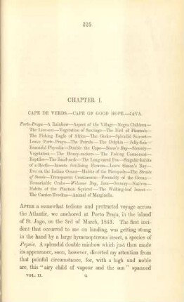 Chapter I. Cape de Verds. - Cape of Good Hope. - Java