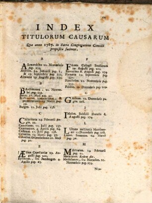 Thesaurus resolutionum Sacrae Congregationis Concilii : Quae Consentanee Ad Tridentinorum PP. Decreta, aliasque Canonici Juris Sanctiones, Munus Secretarii ejusdem Sacrae Congregationis ... prodierunt in causis ..., 31