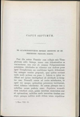 Caput Septimum. De Quadringentorum Imperio Instituto Et De Phrynicho Principe Eorum.