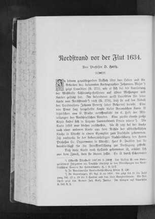 Nordstrand vor der Flut 1634.
