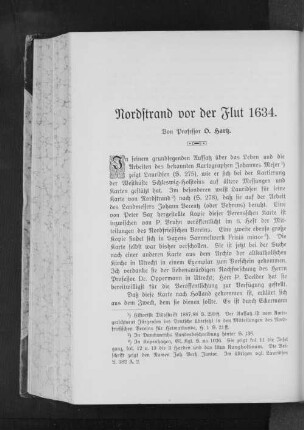 Nordstrand vor der Flut 1634.