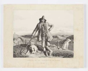 Berger de la campagne de Rome