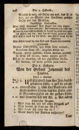 248-257, Die 5. - 8. Historie