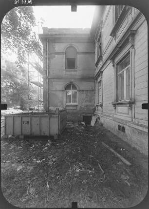 Dresden-Neustadt, Bautzner Straße 96. Marcolinische Meierei. Villa (1790). Ansicht während der Sanierung