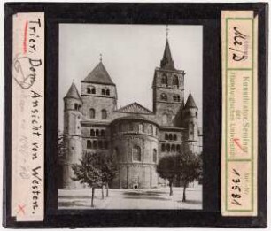 Trier, Dom: Ansicht von Westen