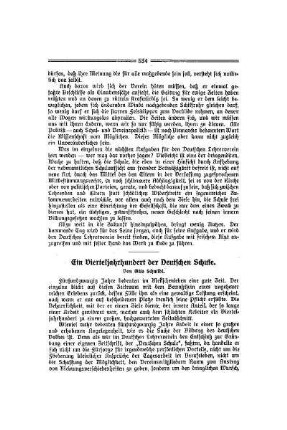 Ein Vierteljahrhundert der Deutschen Schule
