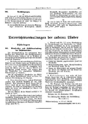 Berichtigungen : [Sonstiges] ; [Amtliche Erlasse] ; [Amtlicher Teil]
