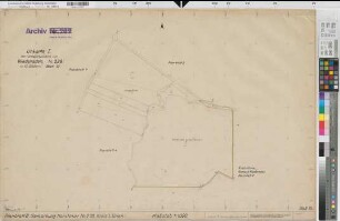 Niederaden (Lünen), Lanstrop (Dortmund), Umlegung Niederaden, Bl. 13 Urkarte I Horstmar Planbl. 8