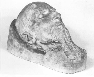 Totenmaske Wilhelm Raabe (1831-1910)