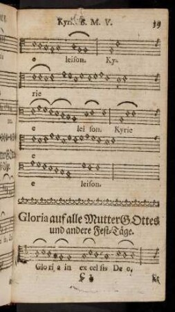39-55, Gloria auf alle Mutter Gottes und andere Fest-Taege