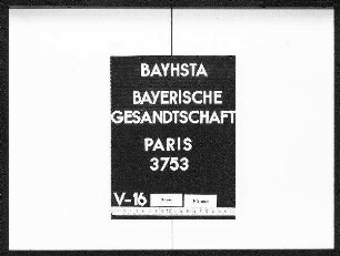 Cronauer, Nikolaus, von Münchweiler, in Paris, Verbringung nach Bayern