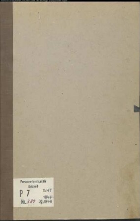 Kirchenbuchduplikate der Stadt- und Landgemeinde Ibbenbüren und den Gemeinden den Orten Brochterbeck, Halverde, Hopsten, Ibbenbüren, Mettingen, Recke und Schale (GHT 1848). (Gemeinde: Ibbenbüren)