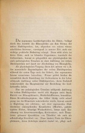 Ueber den Einfluss, welchen verschiedene Salze auf die rothen Blutkoerperchen ausueben