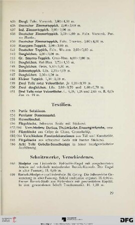 Textilien (Nr. 653-666)