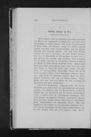 6. Adelige Häuser in Kiel.