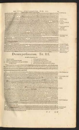 De Iure personarum. Tit. III.