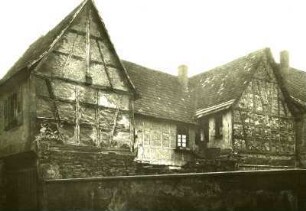Kaiserslautern: Steinstraße, altes Fachwerkhaus. Abgetragen