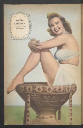 Mona Freeman (estrella de la Paramount) - [Fotografía]