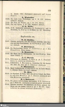 Kupferstiche etc.