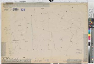 Lippborg (Lippetal), Flurbereinigung Lippborg, Bl.65 Zuteilungskarte Beckum Ksp. Fl 54